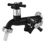 Torneira Para Tanque-Máquina 1028 1/4 De Volta 2 Saídas Preta - Caman Acabamentos Imagem de Torneira Para Tanque-Máquina 1028 1/4 De Volta 2 Saídas Preta