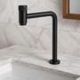 Imagem de Torneira Preta Fosca para Banheiro com Bica Alta 90º  1/4 de Volta  Design Sofisticado Link Soft  WESTING by BSMIX