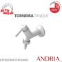 Imagem de Torneira Tanque Com Bico Ándria Tamanho 10 cm Com Bitola 1/2" - 3/4" Branco Durín
