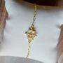 Tornozeleira Fundo Do Mar Moda Praia Náutico F. Ouro 18k - De Castro joias Imagem de Tornozeleira Fundo Do Mar Moda Praia Náutico F. Ouro 18k