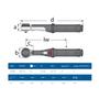 Imagem de Torquímetro Estalo 1/2" Torcofix K 40-200nm Gedore 4549-20