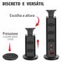 Imagem de Torre 3 Tomada 20a Bancada Retrátil Embutir Usb e Tipo-c