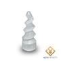 Imagem de Torre de Selenita 10cm Espiral Pedra Natural Cristal Energia