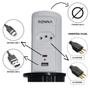 Imagem de Torre de Tomada Automática 1 Tomada Com 2 USB e Wireless Branca