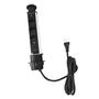 Imagem de Torre De Tomada Inox Multiplug Com 3 Tomadas 1 USB e 1 USBC