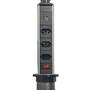 Imagem de Torre de Tomada Multiplug USB Retratil Tipo-C Embutir Mesa