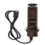 Imagem de Torre Tomada Multiplug 2 Tomadas 10A + 2 USB Rápido - Marrom