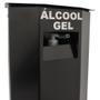 Imagem de Totem Display para Álcool Gel com Dispenser Preto