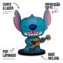 Imagem de Totem Médio Boneco Lilo & Stitch com Ukelele 14cm + Base