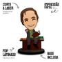 Imagem de Totem Médio Boneco Saul Goodman Better Call Saul 14cm + Base