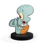 Imagem de Totem Pequeno Boneco Bob Esponja Lula Molusco 7cm + Base