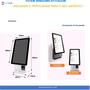 Imagem de Totem Terminal de Auto Atendimento TCK22A 21,5 Android 11 - CPU Quad-Core RK3568 2/32GB com suporte base e parede