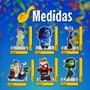 Imagem de Totens de Mesa Emoções Kit com 6 Displays Aniversário Mdf Adesivado