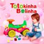 Imagem de Totokinha Bolinha Andador Carrinho Rosa Menina - Cardoso Toys
