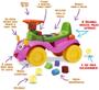 Imagem de Totokinha Bolinha Carrinho Rosa Menina 6005 - Cardoso Toys