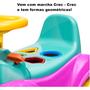 Imagem de Totokinha Infantil Menina Rosa com buzina, chave e peças - Cardoso Toys
