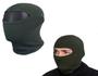 Imagem de Touca Capuz Verde Frio Inverno Ninja Mascara Caveira Balaclava Proteção Preta Moto Motoboy Paintball Tático Militar