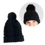 Imagem de Touca com Pompom Preta: Proteção e Estilo para os Dias Frios