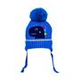 Imagem de Touca De Lã Infantil forrada de Pelucia Dinossauro Inverno Tapa Orelha Com Pom Pom
