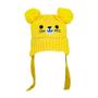 Imagem de Touca De Lã Infantil Ursinho Com Pompom Forrada pelucia Menino e Menina