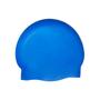 Imagem de Touca de Natação de Silicone Amazon Basics - Azul