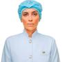 Imagem de Touca Descartável com Elástico Azul 15g 50 Unidades Spk Protection
