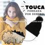 Imagem de Touca Feminina de Frio com Pompom Forrada e Confortável