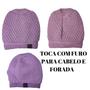 Touca Feminina Forrada Gorro Inverno - Tamanho Único - Elite Imagem de Touca Feminina Forrada Gorro Inverno - Tamanho Único