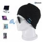 Imagem de Touca Gorro Chapéu Musicas Som Bluetooth Frio Mp3 Sem Fio