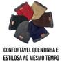 Imagem de Touca Gorro Lã Forrada Peluciada Masculino Feminino Unissex