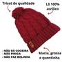 Imagem de Touca Gorro Pompom Infantil Menina Inverno Macio Quentinho 03 a 12 Anos