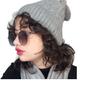 Imagem de Touca Gorro Pompom Lã Quente Forrada Pelinho Frio Inverno