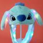 Imagem de Touca Lilo Stitch Anime Colorido C Led Gorro Levanta Orelhas