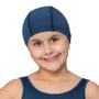 Imagem de Touca Natação Infantil Lisa Com Proteção Uv Secagem Rápida