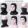 Imagem de Touca Ninja Balaclava 6 em 1 UV Thermoflex Protege Frio Inverno Sol Verão Ciclismo Moto