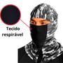 Imagem de Touca Ninja Mascara Paintball Tatica Militar Balaclava Moto Proteção Térmica UVA UVB Dry Fit Frio 