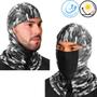 Imagem de Touca Ninja Mascara Paintball Tatica Militar Balaclava Moto Proteção Térmica UVA UVB Dry Fit Frio 