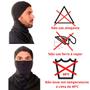 Imagem de Touca Ninja Mascara Paintball Tatica Militar Balaclava Moto Proteção Térmica UVA UVB Dry Fit Frio 