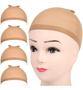 Imagem de Touca touca wigcap redinha kit com 5 toucas bege lace peruca