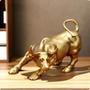 Imagem de Touro De Ouro Estatua Decoração Dourada Touro Wall Street