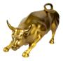 Imagem de Touro Wall Street Estatueta Decorativa em Resina Bolsa de Valores Investimento 