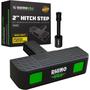 Imagem de Tow Hitch Step Rhino USA para receptores de 2 polegadas com proteção de pára-choque