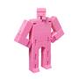 Imagem de Toy Areaware Cubebot Micro Pink com 10,8 cm de altura em madeira de faia