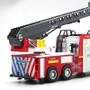 Imagem de Toy Car Fire Truck em escala 1:32 Pull Back com flash e música