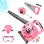 Imagem de Toy Leaf Blower Toy Choi's Pretend Play Pink para crianças de 2 a 6 anos