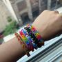 Imagem de Toy Rainbow Loom Original com gancho de metal, placa de tear e pulseiras