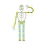 Imagem de Toy Velobiz Fidget Skeleton Halloween Glow Stress Relief