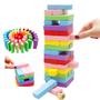 Imagem de Toy Wokex Color Sort Rainbow Wood High Stacks Blocks Kids 3+