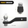 Imagem de Trailer Hitch Mount Nilight forjado com bola de 2-5/16" de 15.000 libras