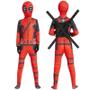 Imagem de Traje de Cosplay Adulto Deadpool - Macacão com Saco para Espada - Fantasia de Halloween